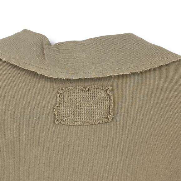 We The Free People Oversize Thermal Button Front Top Women's Sz X-Small Beige - Picture 5 of 7